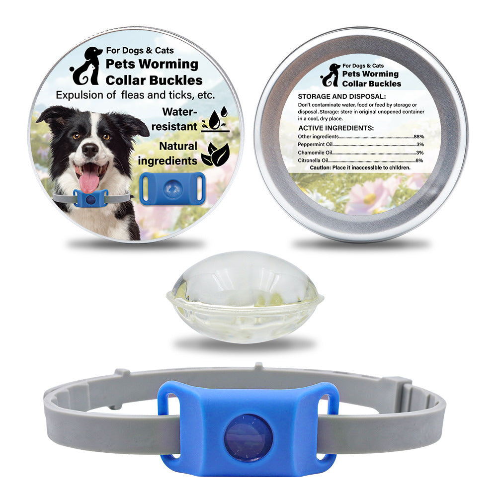 KFX-1432125 Pet Insect Repellent Collar with Capsule Options for Dogs and Cats