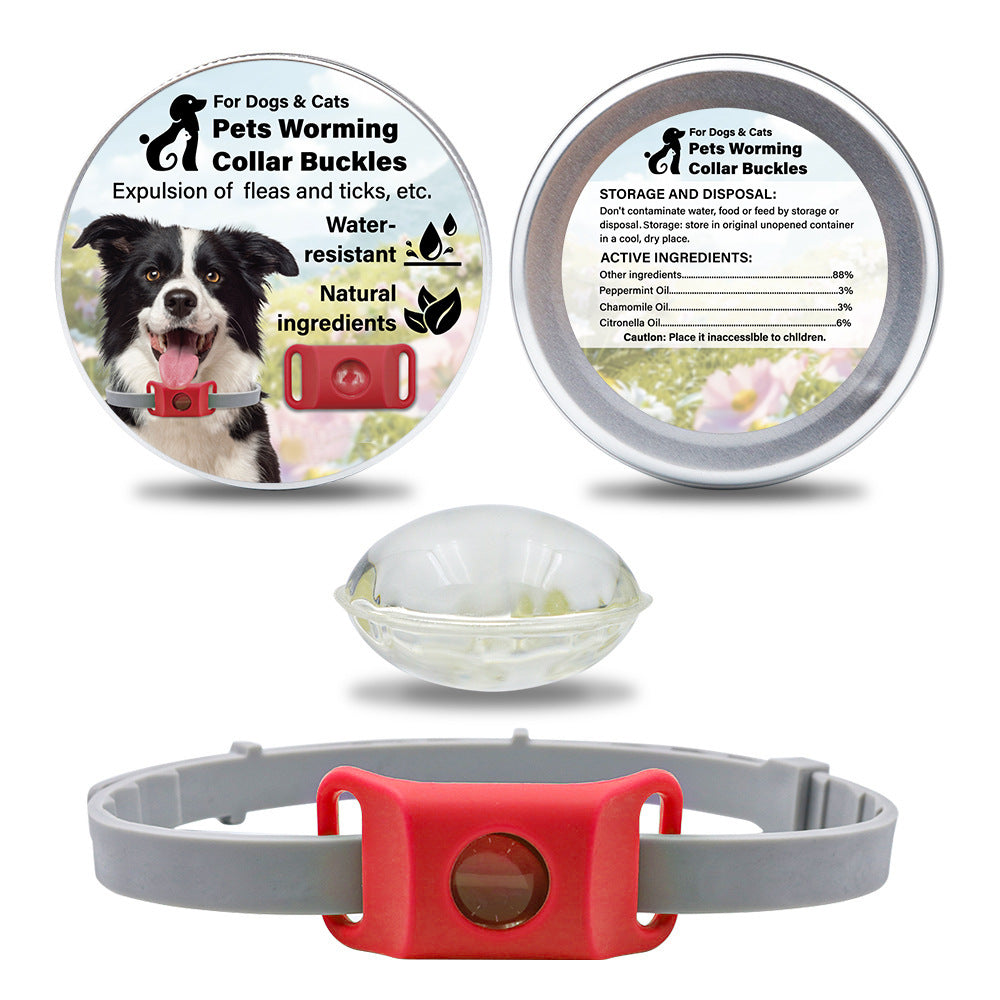 KFX-1432125 Pet Insect Repellent Collar with Capsule Options for Dogs and Cats
