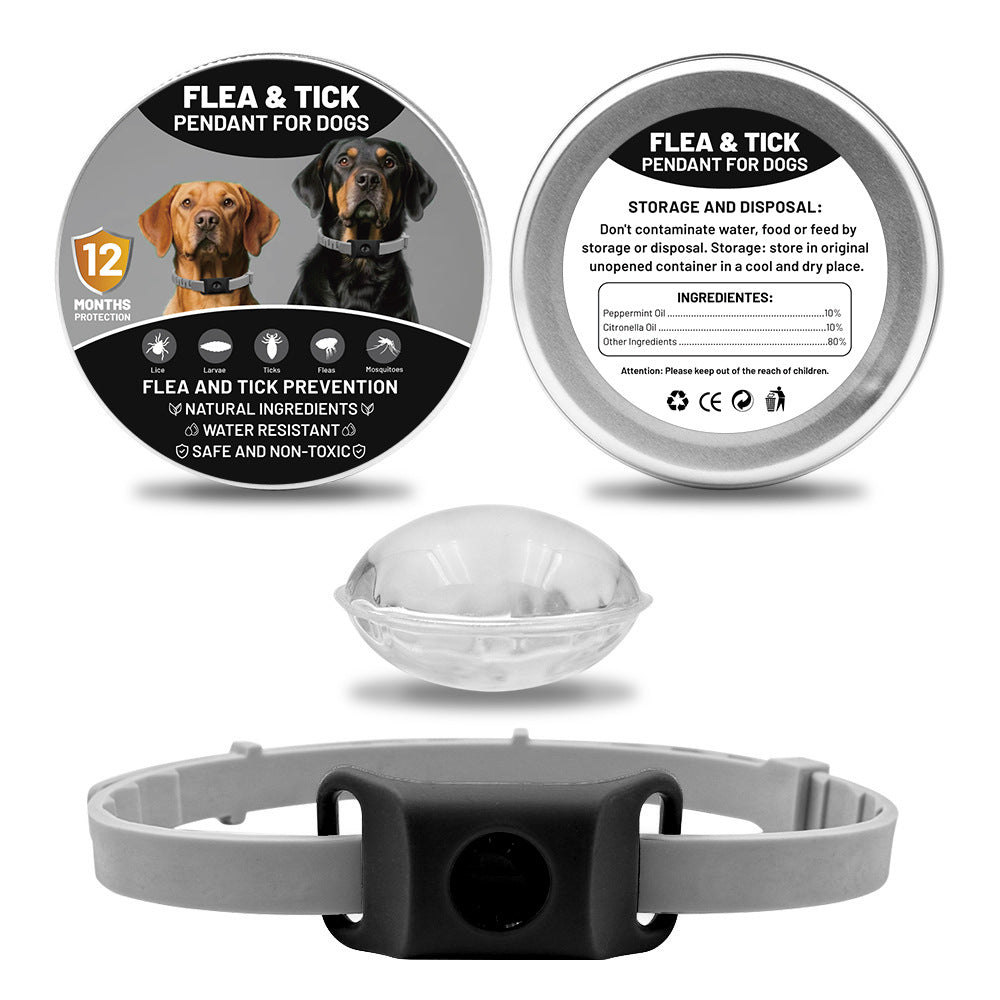 KFX-1432125 Pet Insect Repellent Collar with Capsule Options for Dogs and Cats