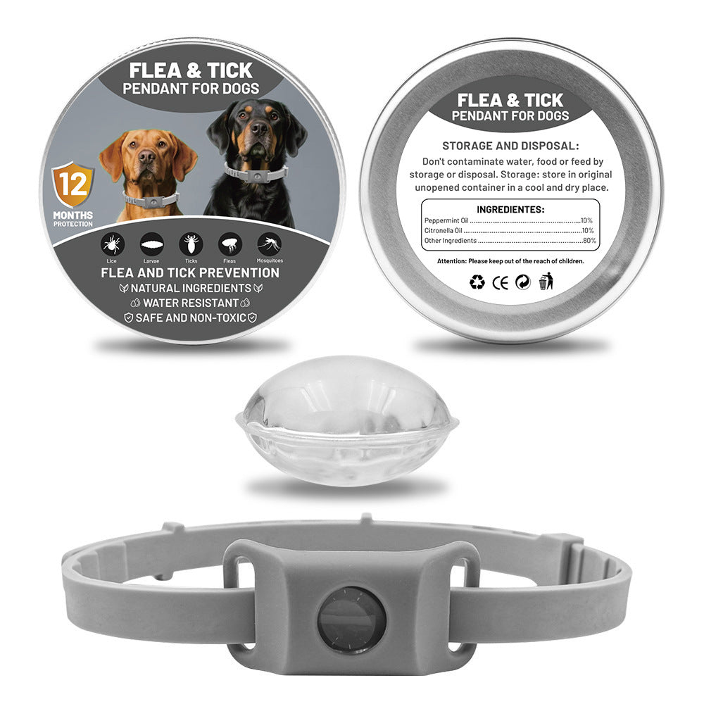 KFX-1432125 Pet Insect Repellent Collar with Capsule Options for Dogs and Cats