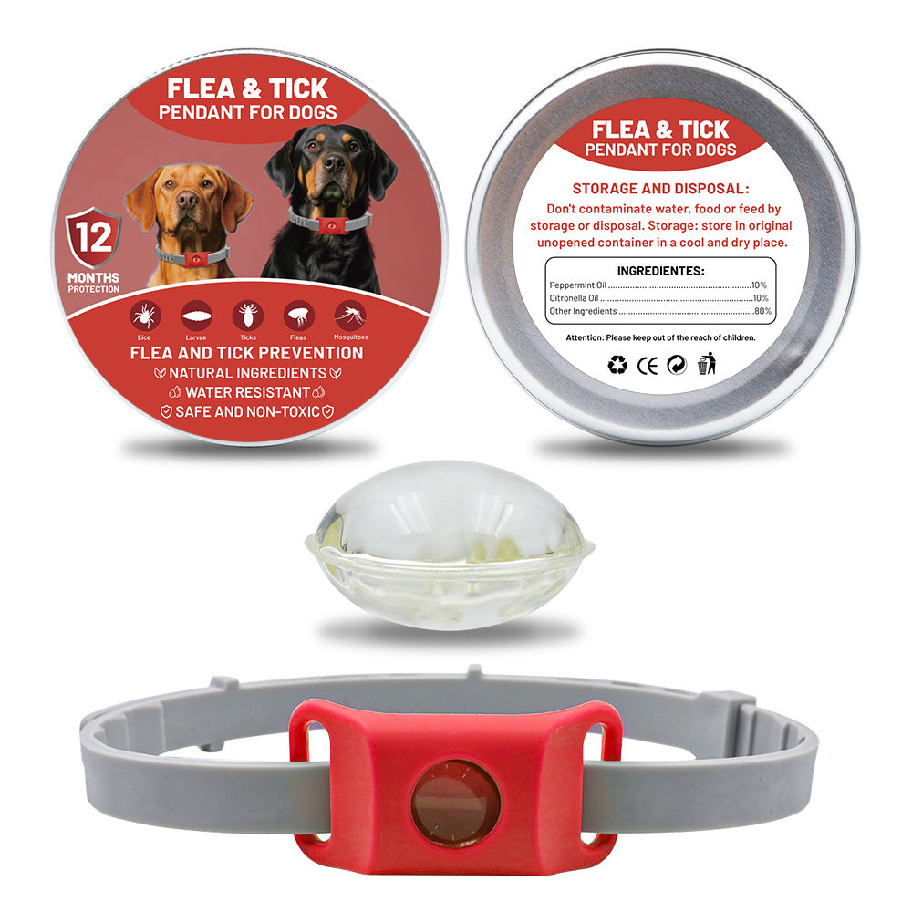 KFX-1432125 Pet Insect Repellent Collar with Capsule Options for Dogs and Cats