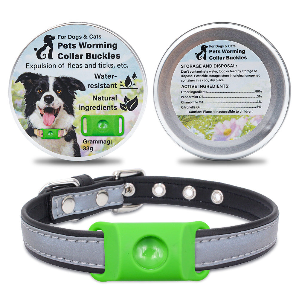 KFX-1432125 Pet Insect Repellent Collar with Capsule Options for Dogs and Cats