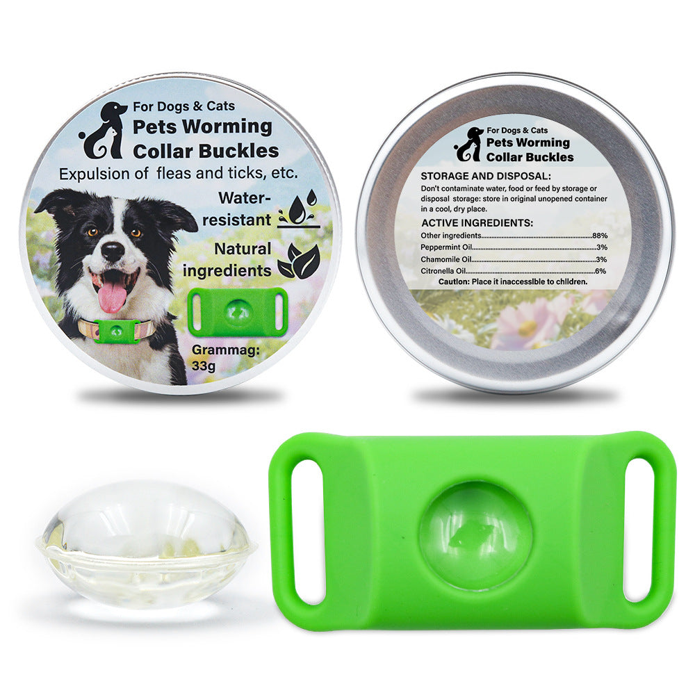KFX-1432125 Pet Insect Repellent Collar with Capsule Options for Dogs and Cats