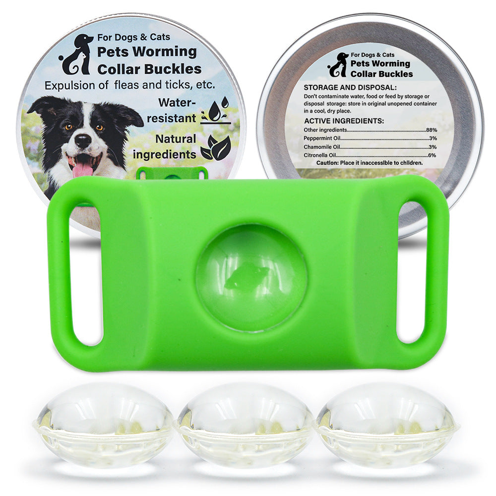 KFX-1432125 Pet Insect Repellent Collar with Capsule Options for Dogs and Cats