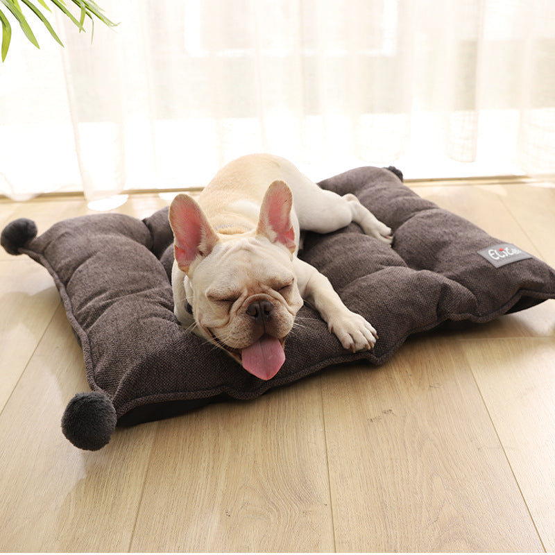 KFX-1433149 Durable Cloth Pet Nest Cushion for Dogs - Available in S, M, L Sizes
