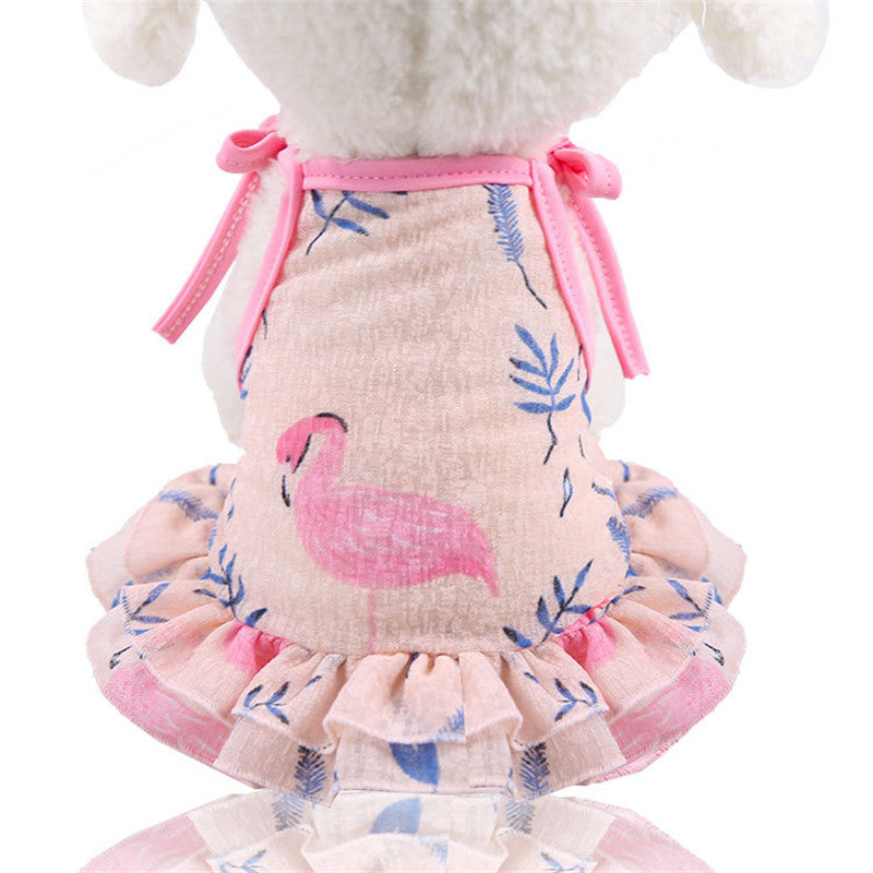 KFX-1433661 Couple Mesh Pet Outfit - Dog and Cat Skirt T-Shirt Vest, Various Sizes