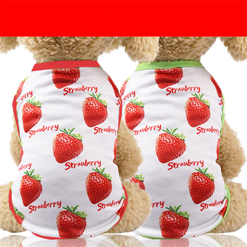 KFX-1433661 Couple Mesh Pet Outfit - Dog and Cat Skirt T-Shirt Vest, Various Sizes