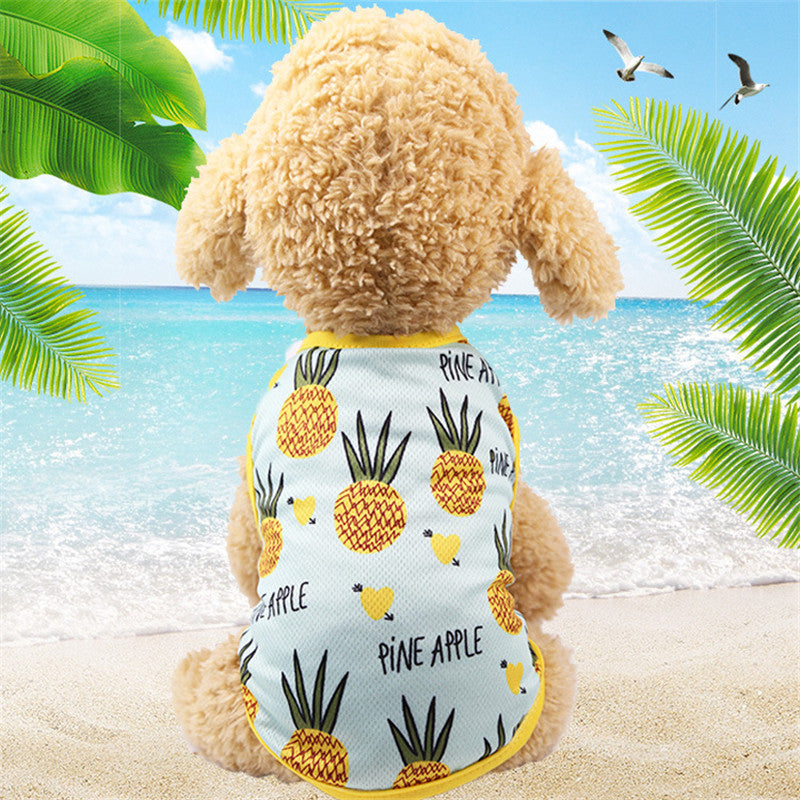 KFX-1433661 Couple Mesh Pet Outfit - Dog and Cat Skirt T-Shirt Vest, Various Sizes