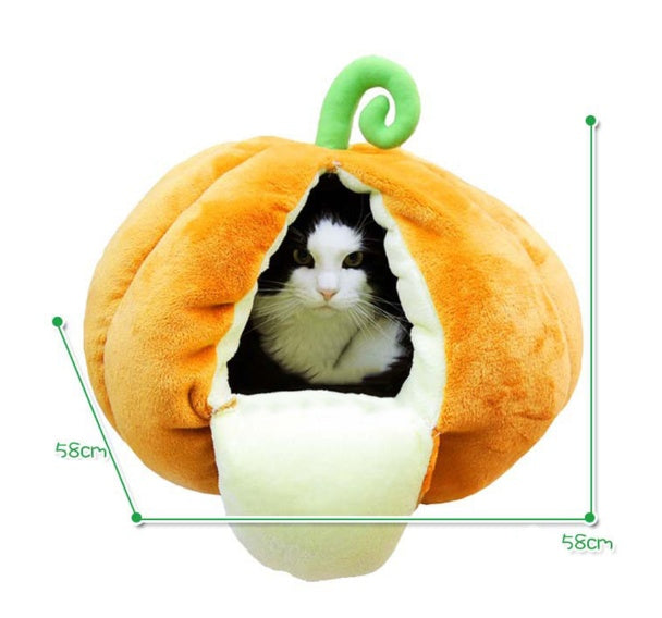 KFX-1435325 Cozy Fruit-Shaped Cat House for Winter - Small & Large Sizes Available