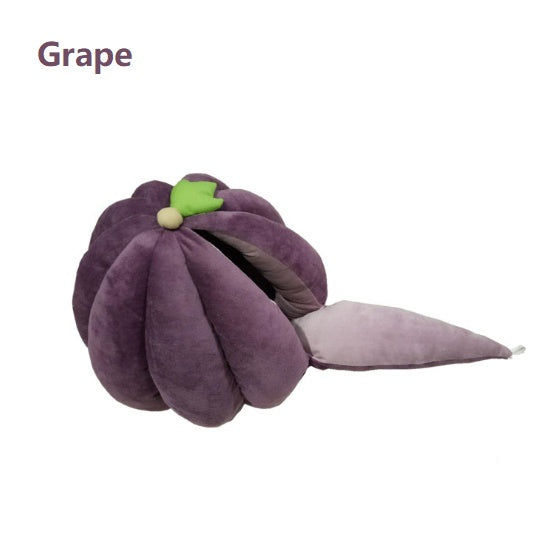 KFX-1435325 Cozy Fruit-Shaped Cat House for Winter - Small & Large Sizes Available