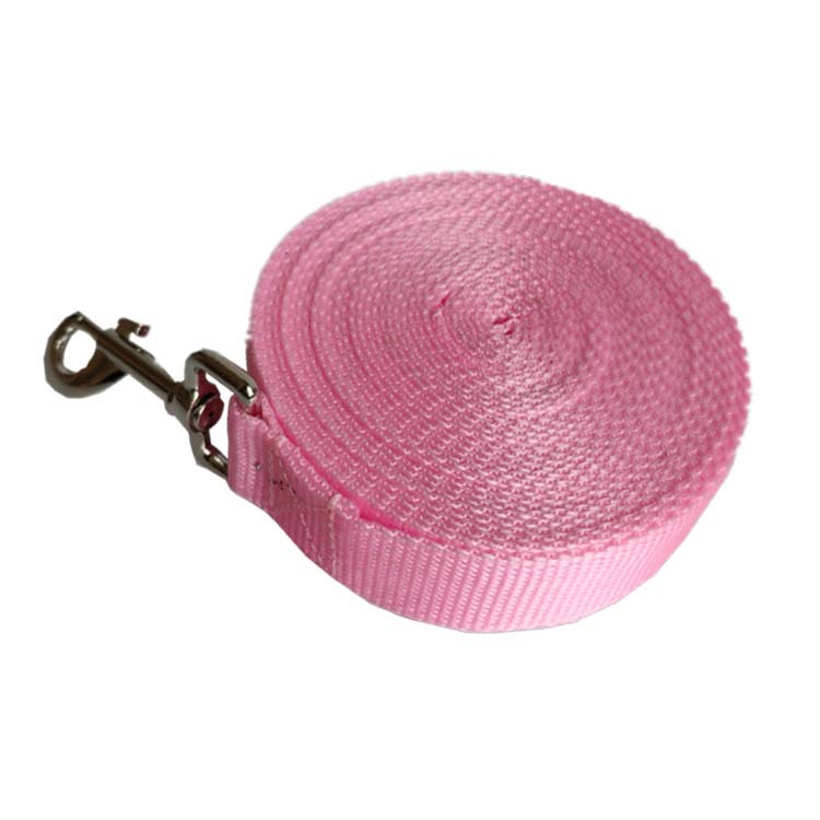 KFX-1440829 10m Dog Leash with 2.5cm Width, Durable Polypropylene and Titanium Alloy Hook, Available in Multiple Colors