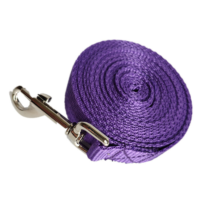 KFX-1440829 10m Dog Leash with 2.5cm Width, Durable Polypropylene and Titanium Alloy Hook, Available in Multiple Colors
