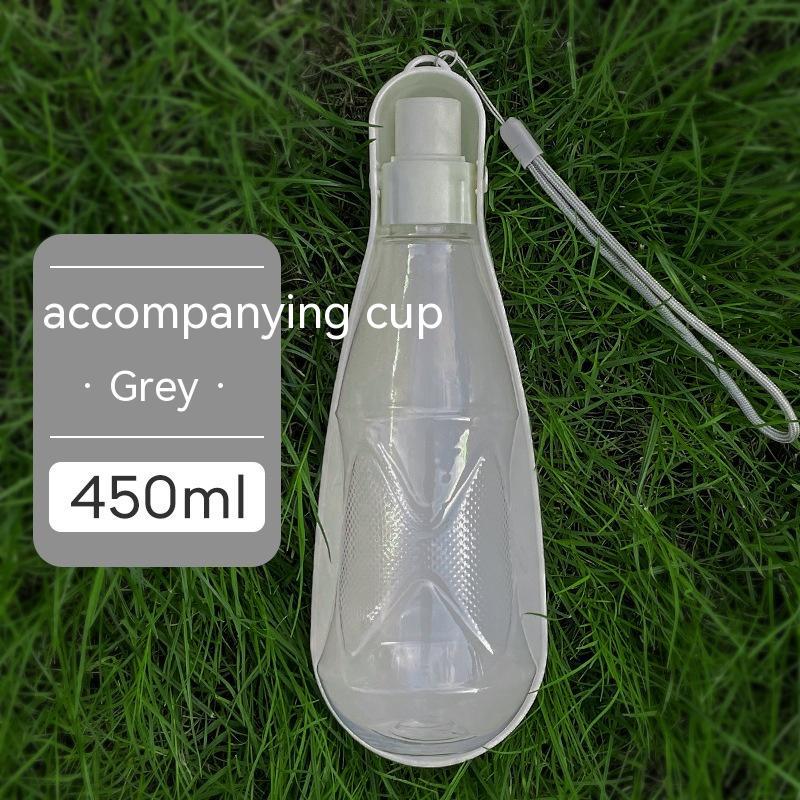 KFX-1442877 Portable Folding Dog Water Bottle - 550ml Capacity for Medium to Large Dogs - Outdoor Travel Essential