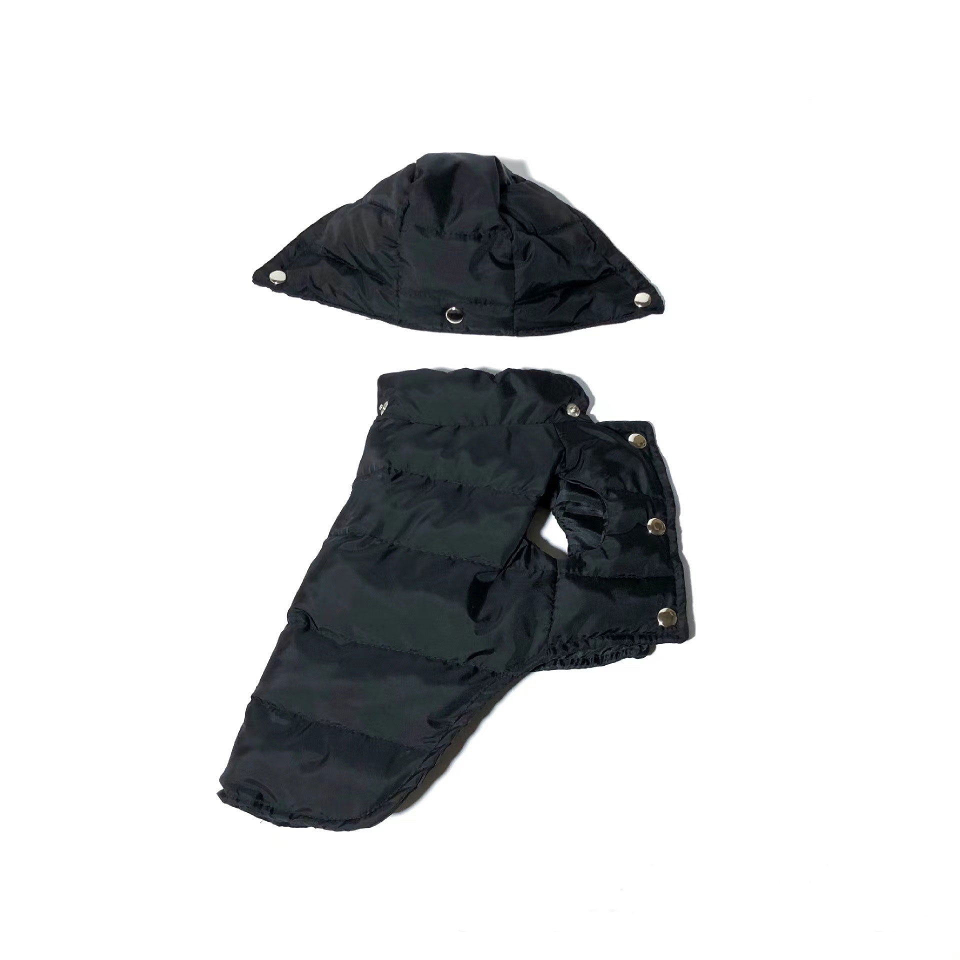 KFX-1445181 Thick Cotton Vests for Dogs - Stylish Winter Warmth in Solid Colors