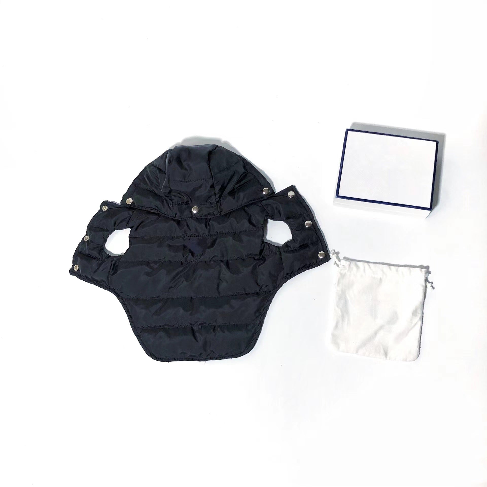 KFX-1445181 Thick Cotton Vests for Dogs - Stylish Winter Warmth in Solid Colors