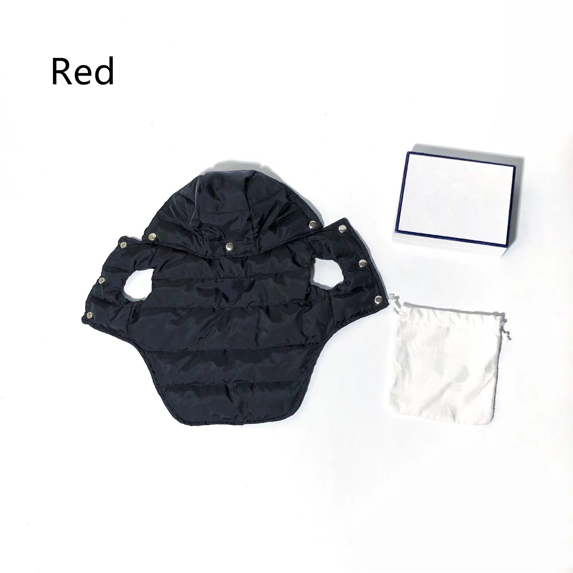 KFX-1445181 Thick Cotton Vests for Dogs - Stylish Winter Warmth in Solid Colors
