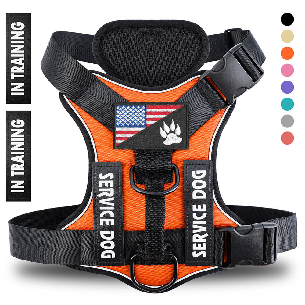 KFX-1446077 Reflective Adjustable Breathable Polyester Dog Strap for Optimal Comfort and Durability