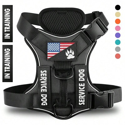 KFX-1446077 Reflective Adjustable Breathable Polyester Dog Strap for Optimal Comfort and Durability