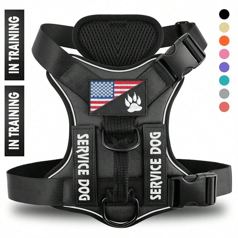KFX-1446077 Reflective Adjustable Breathable Polyester Dog Strap for Optimal Comfort and Durability