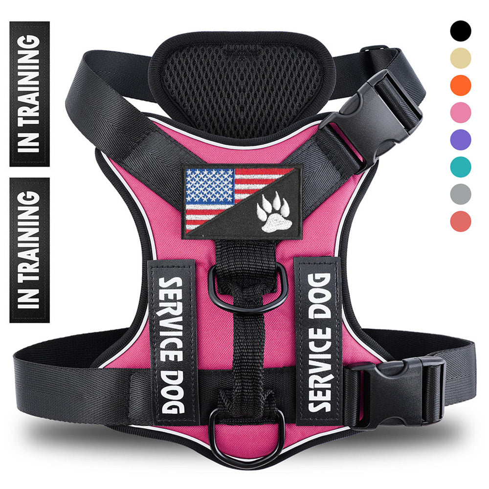 KFX-1446077 Reflective Adjustable Breathable Polyester Dog Strap for Optimal Comfort and Durability