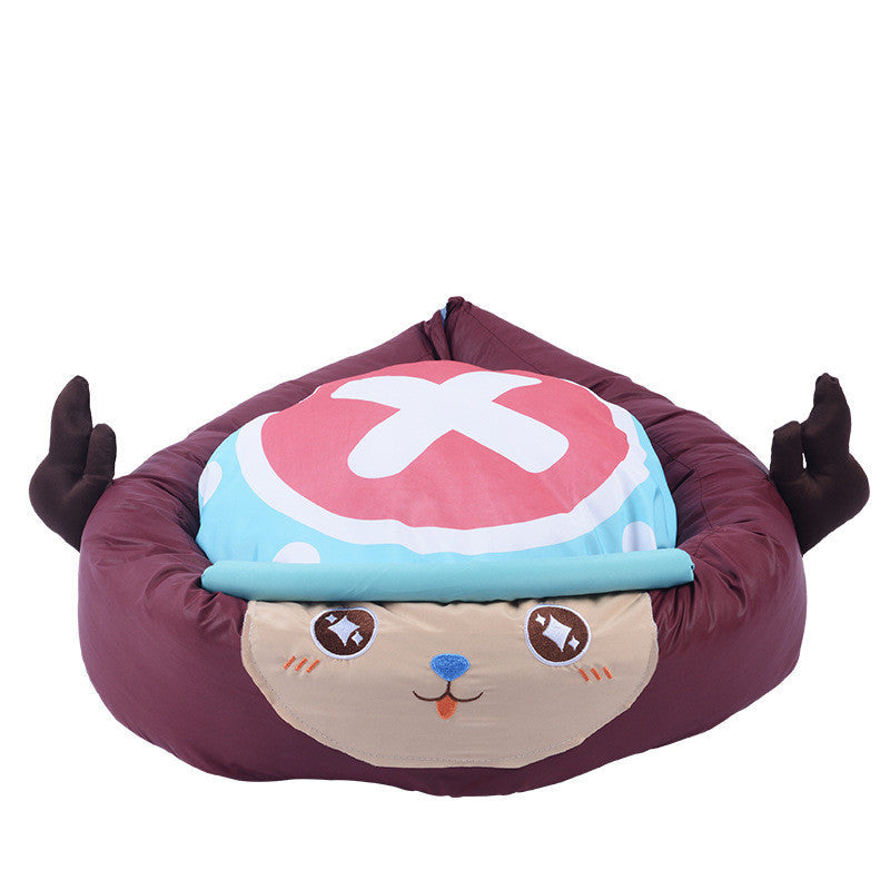 KFX-1446845 Universal Four Seasons Teddy Pet House for Dogs and Cats, Soft Cloth with PP Cotton Filling, Size 55 x 16 cm