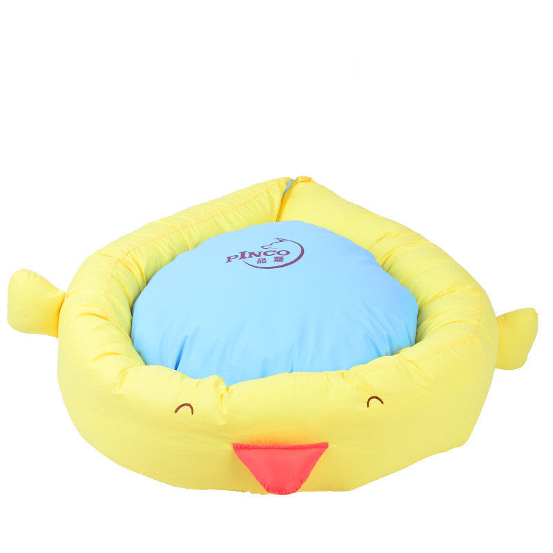 KFX-1446845 Universal Four Seasons Teddy Pet House for Dogs and Cats, Soft Cloth with PP Cotton Filling, Size 55 x 16 cm
