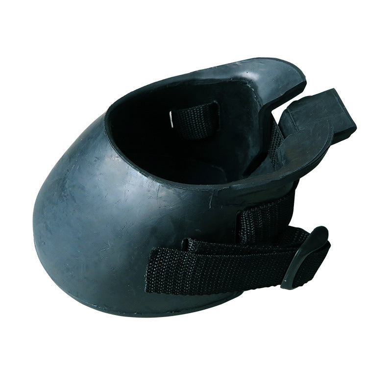 KFX-1450045 Rubber Horse Hoof Boots for Wound Care and Protection - Black, Sizes S to XL