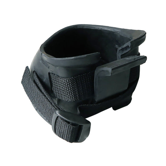 KFX-1450045 Rubber Horse Hoof Boots for Wound Care and Protection - Black, Sizes S to XL
