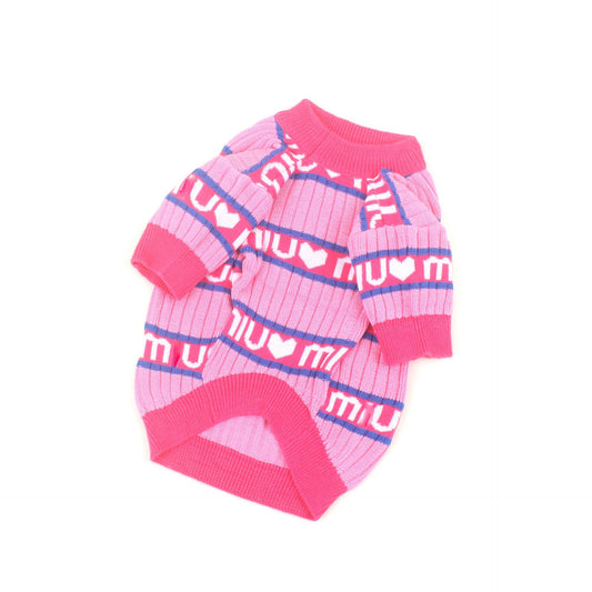 KFX-1450557 Trendy Ice Silk Thin Sweater for Dogs - Japanese & Korean Style, Multiple Sizes Available