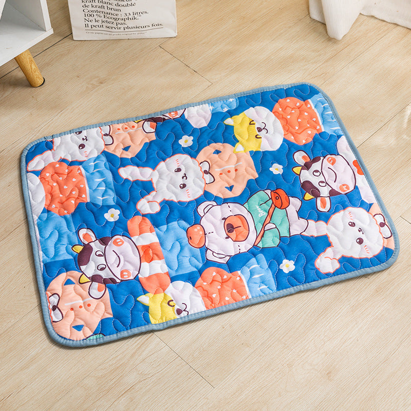 KFX-1454397 Comfortable Cotton Non-Slip Pet Mat for Dogs – Various Cute Designs and Sizes Available