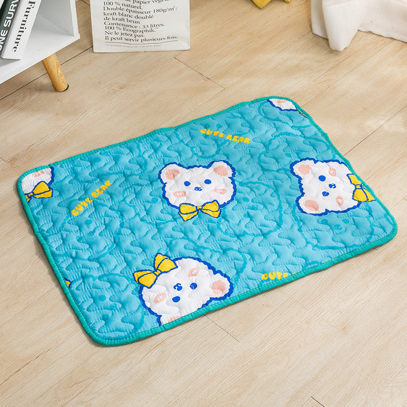 KFX-1454397 Comfortable Cotton Non-Slip Pet Mat for Dogs – Various Cute Designs and Sizes Available