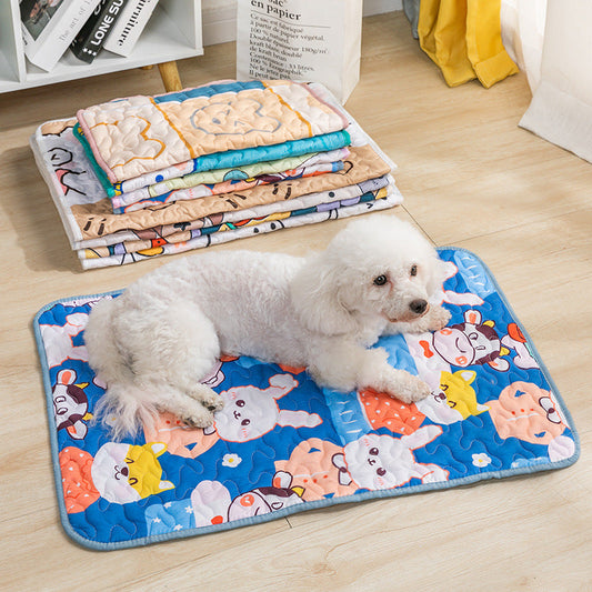 KFX-1454397 Comfortable Cotton Non-Slip Pet Mat for Dogs – Various Cute Designs and Sizes Available