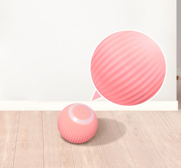KFX-1455805 Intelligent Rotating Ball Teaser Toy for Cats and Kittens - Automatic Rolling Pet Toy with Bionic Motion