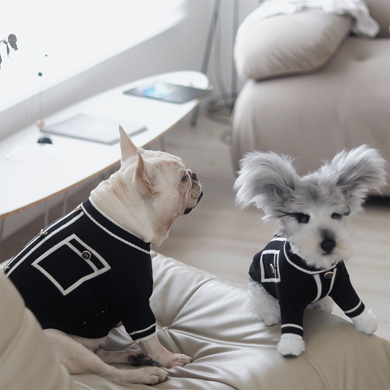 KFX-1456317 Warm Wool Dog Sweater in Country Style - Available in Multiple Sizes