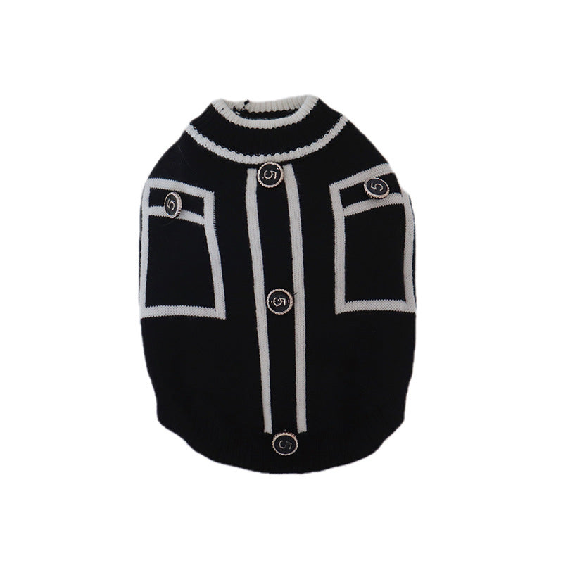 KFX-1456317 Warm Wool Dog Sweater in Country Style - Available in Multiple Sizes