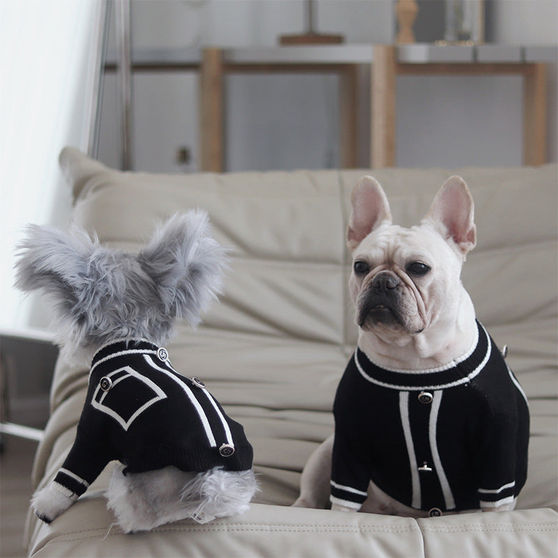 KFX-1456317 Warm Wool Dog Sweater in Country Style - Available in Multiple Sizes