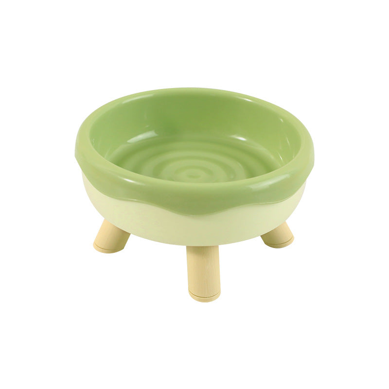 KFX-1458493 Donut and Pig Nose Cat Bowls in Various Colors - 300ml Pet Food Holders