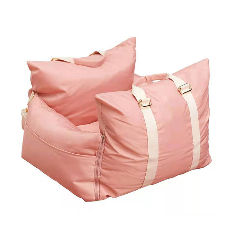 KFX-1463101 Portable Pet Nest for Travel - Removable and Washable, Various Colors Available, Compact Design (52x52x44cm)