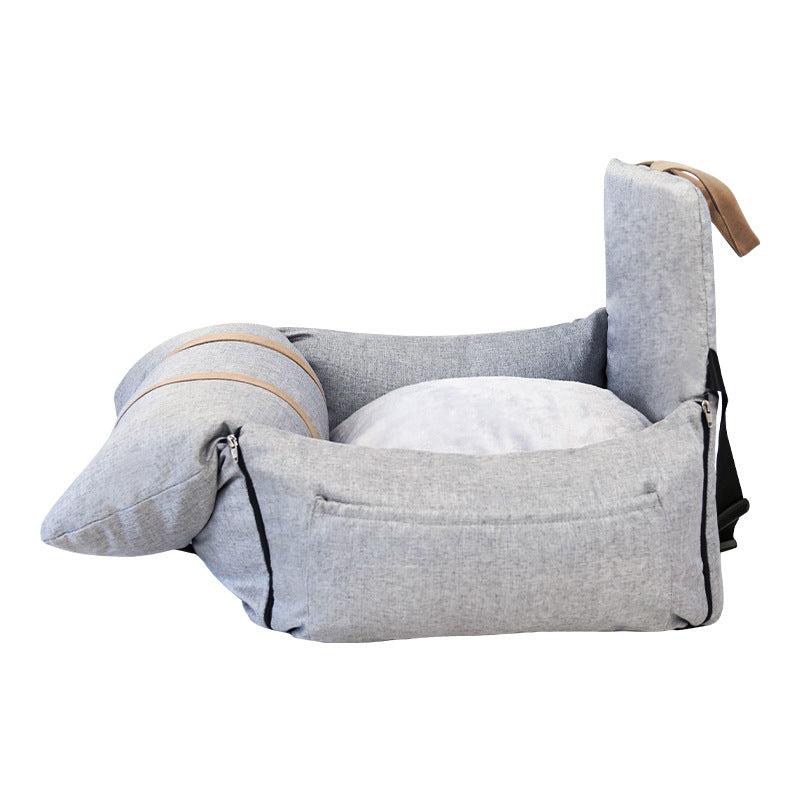 KFX-1463101 Portable Pet Nest for Travel - Removable and Washable, Various Colors Available, Compact Design (52x52x44cm)