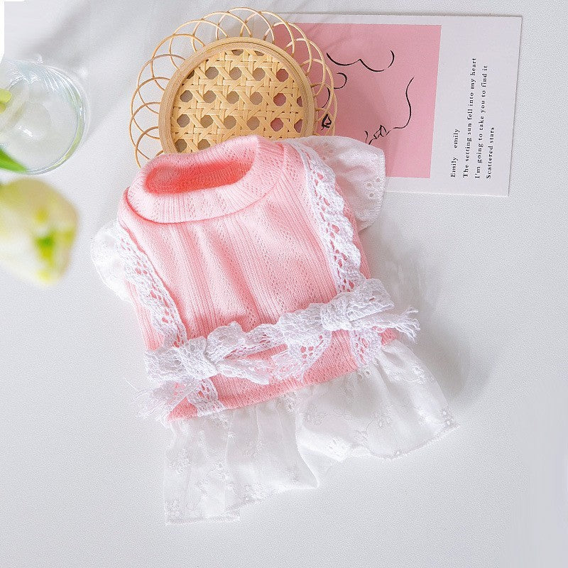 KFX-1468221 Cute Mesh Strawberry Strap Dress for Dogs - Multiple Colors Available