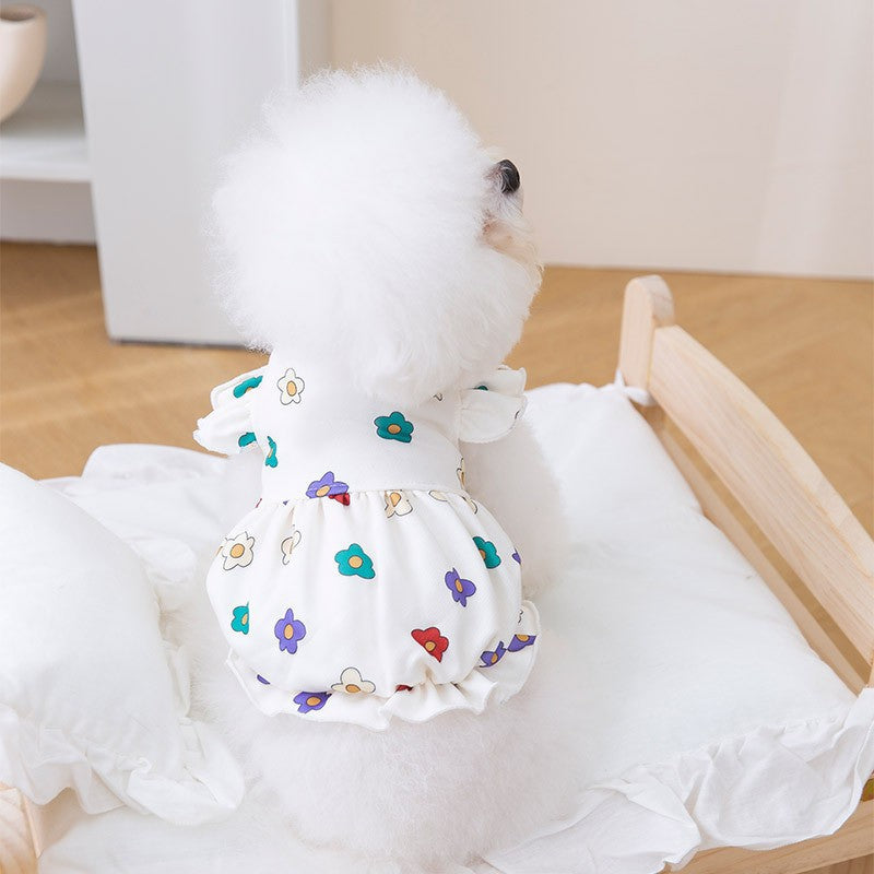 KFX-1468221 Cute Mesh Strawberry Strap Dress for Dogs - Multiple Colors Available