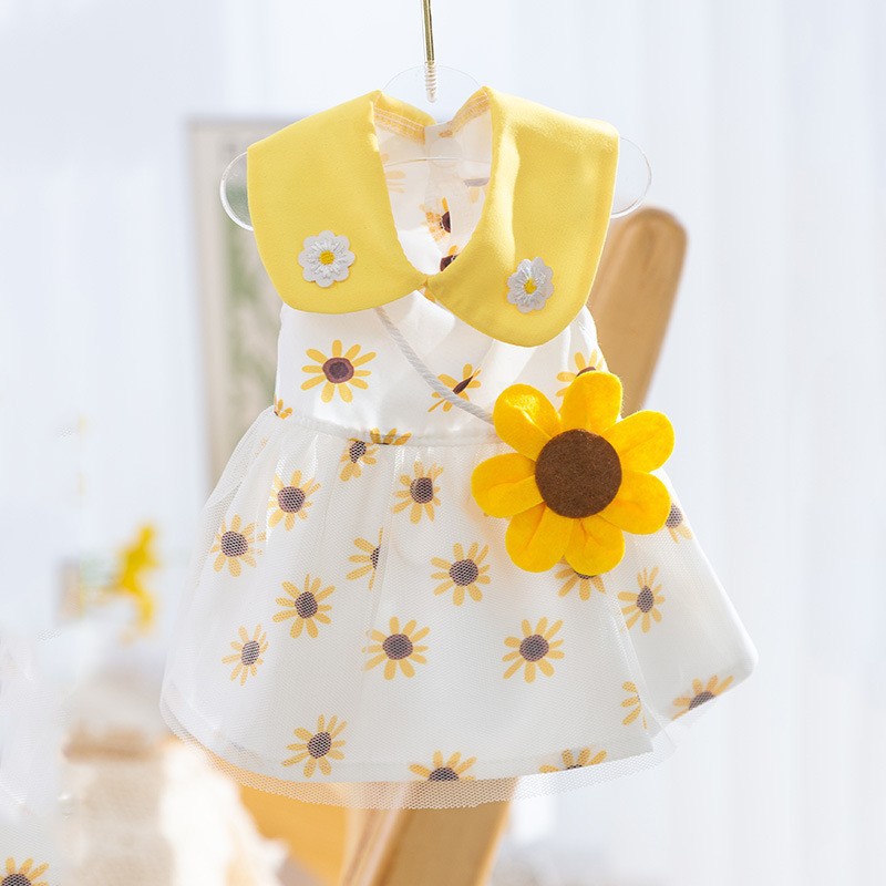 KFX-1468221 Cute Mesh Strawberry Strap Dress for Dogs - Multiple Colors Available