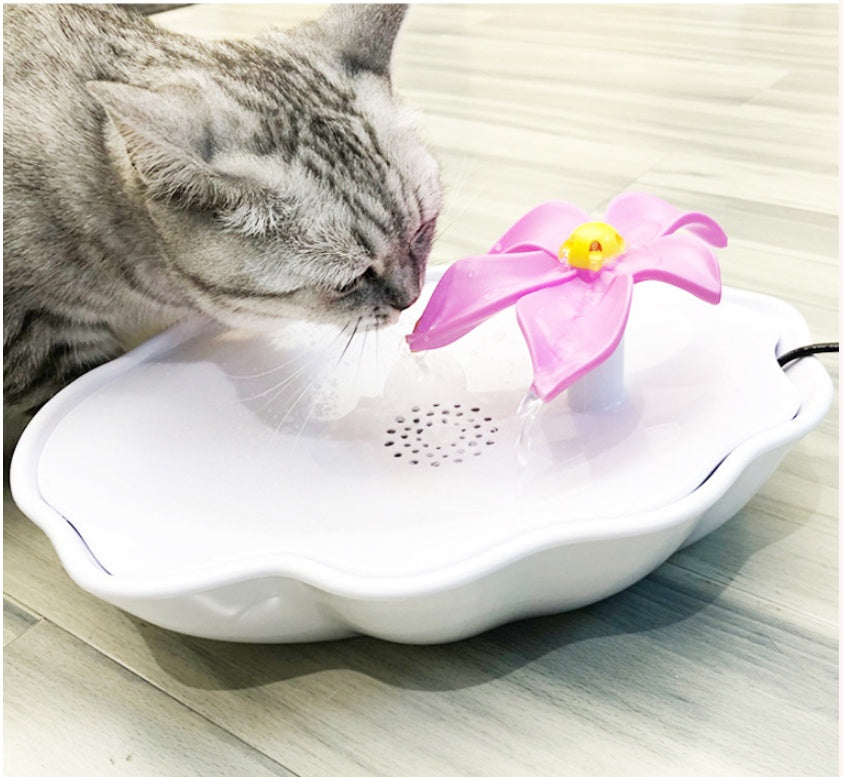 KFX-1475645 Automatic Cat and Small Dog Water Dispenser 1.8L - Durable PS/ABS Resin, Compact Design