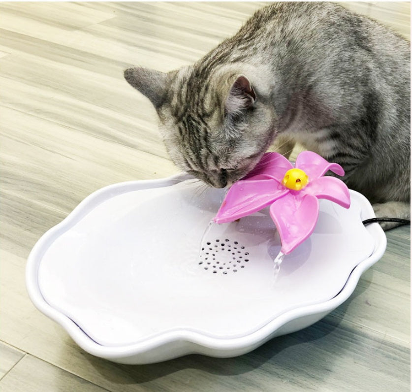 KFX-1475645 Automatic Cat and Small Dog Water Dispenser 1.8L - Durable PS/ABS Resin, Compact Design