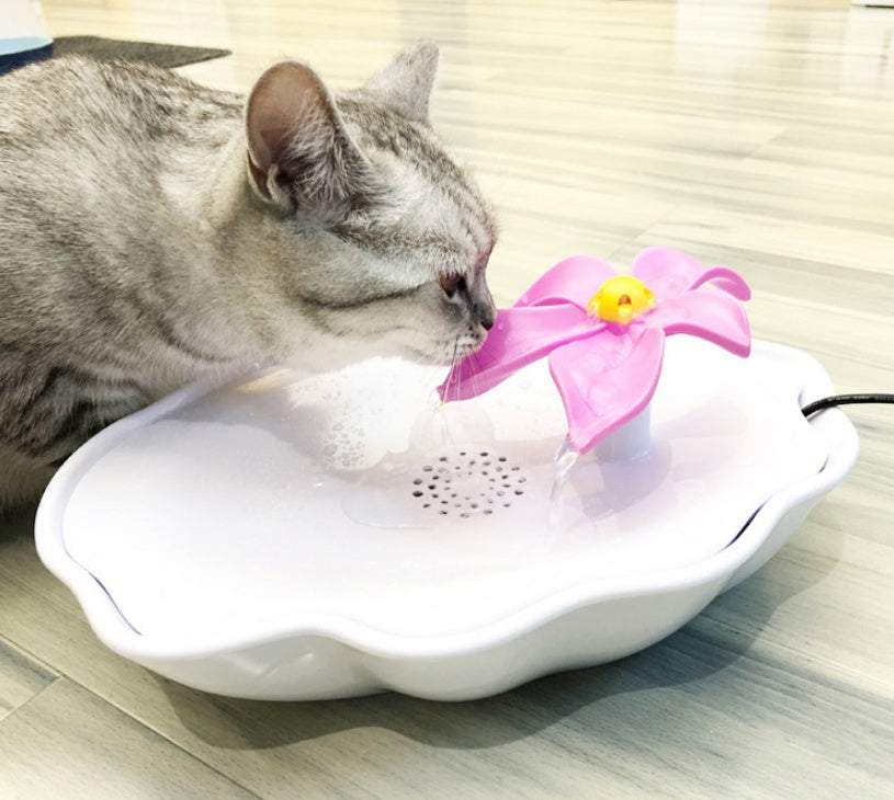 KFX-1475645 Automatic Cat and Small Dog Water Dispenser 1.8L - Durable PS/ABS Resin, Compact Design