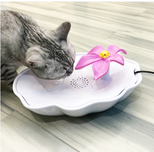 KFX-1475645 Automatic Cat and Small Dog Water Dispenser 1.8L - Durable PS/ABS Resin, Compact Design