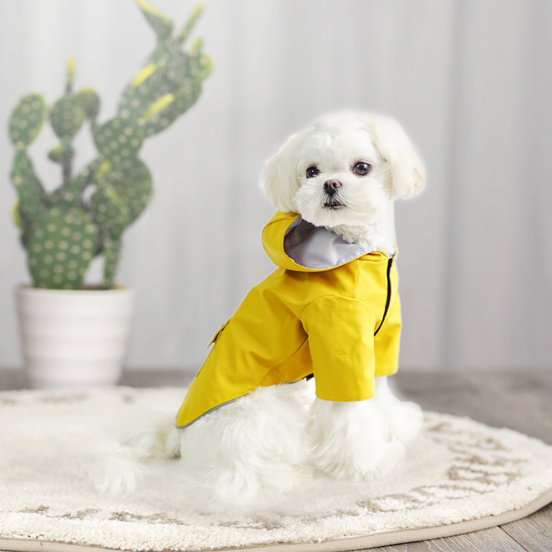 KFX-1477181 Breathable Mesh Pet Windbreaker in Solid Colors - Ideal for All Seasons