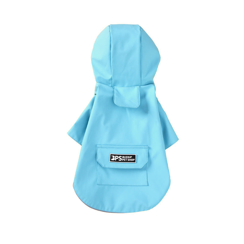 KFX-1477181 Breathable Mesh Pet Windbreaker in Solid Colors - Ideal for All Seasons