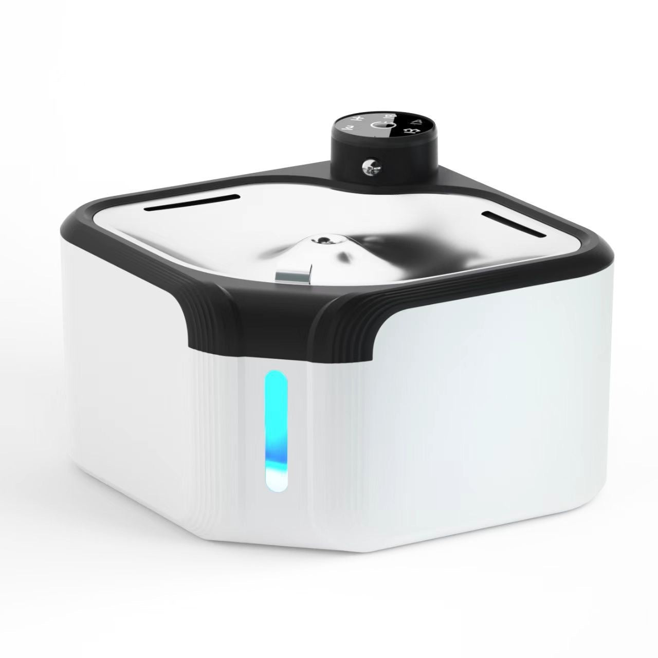 KFX-1481405 Wireless Induction Stainless Steel Automatic Pet Water Dispenser for Dogs and Cats