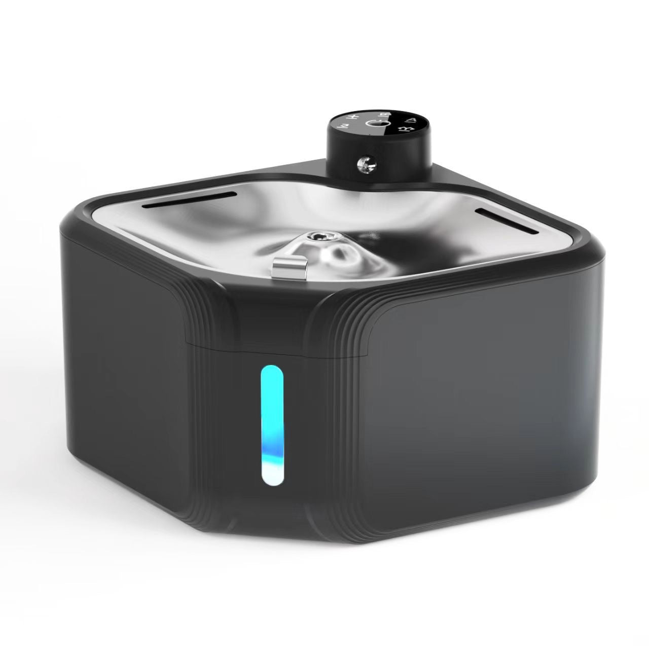 KFX-1481405 Wireless Induction Stainless Steel Automatic Pet Water Dispenser for Dogs and Cats